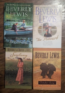Lot of 4 Beverly Lewis Books Amish Christian romance (Postcard, Sanctuary, etc) - Bild 1 von 8