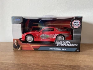 Jada Toys Fast and Furious Dom's Mazda RX-7 Red 1:32 Scale - Picture 1 of 8