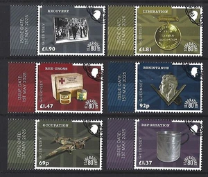 GUERNSEY 2025 80TH ANNIVERSARY OF LIBERATION FINE USED - Bild 1 von 1