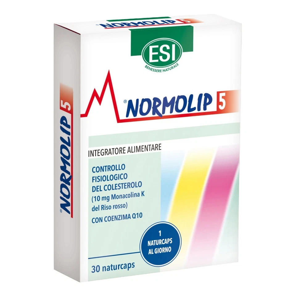 Esi Normolip 5 Integratore Controllo Colesterolo 30 Capsule - Immagine 1 di 1