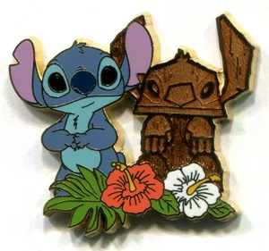 Disney Pins Tiki Stitch Hawaiian Series Disney Store Japan Lilo & Stitch Pin - Picture 1 of 1