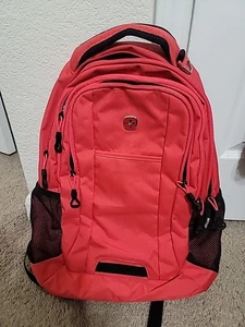 NEW SwissGear Cecil 5505 18" Laptop Backpack Red - Brand New Without Tags - Photo 1/4