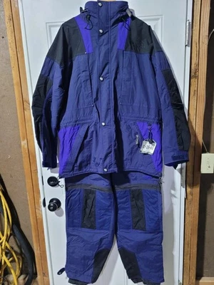 Мужской винтажный снежный люкс The North Face из двух частей большого размера - Изображение 1 из 4
