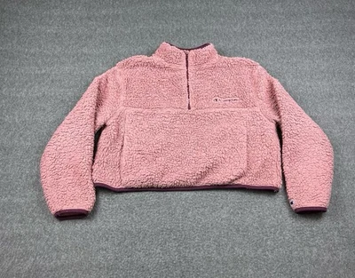 Chaqueta corta pulóver polar Champion para mujer talla mediana  Foto 1 de 4