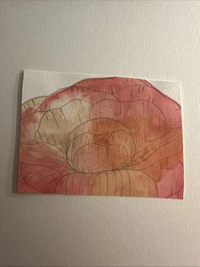 ACEO Original Painting (2.5 X 3.5 in.) Watercolor Peonies - Picture 1 of 2