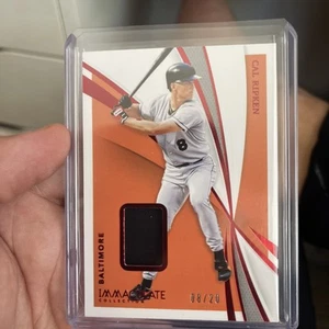 2021 Panini Immaculate Collection - Cal Ripken #54 Red /20 (MEM) - Picture 1 of 2