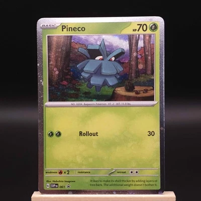 Pineco - SVP 061 Holo Promo (Sv: Scarlet & Violet Promo Cards) NM - Pokemon TCG - Image 1 of 2