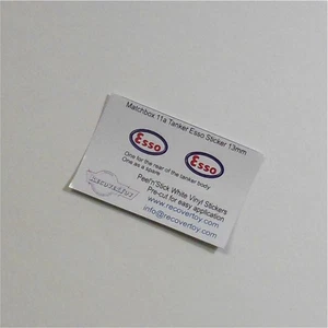Matchbox Lesney 11a2 Esso Petrol Tanker 13mm Stickers - Picture 1 of 4