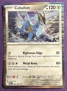 Cobalion 066/086 | SV: Black Bolt | Holo Rare | Pokemon (NM/ LP) - Picture 1 of 11