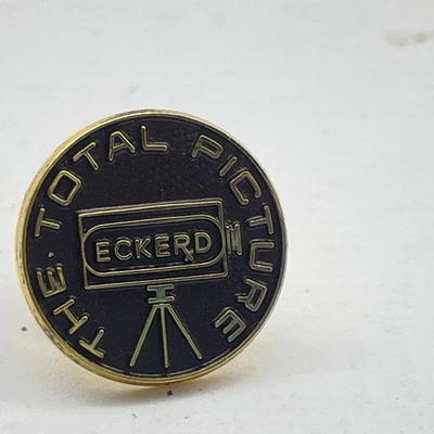 De colección Eckerd "The Total Picture" Solapa Pin Tono Dorado Cámara Trípode Farmacia Foto 1 de 3