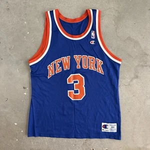 Vintage NBA Champion New York Knicks John Starks Trikot Größe 44 Large knackig - Bild 1 von 4