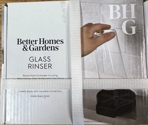 Better Homes and Gardens Glass Rinser for Kitchen Sink in Matte Black - Picture 1 of 6