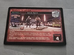 WWE RAW DEAL SS2 BROTHERS 'TIL THE END UNDERTAKER KANE ULTRA RARE - Picture 1 of 7