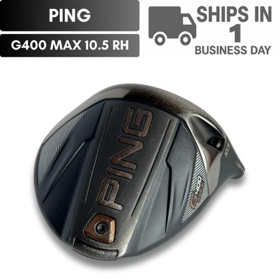 PING G400 MAX 10,5 testina driver solo mano destra senza copricapo USATO SPEDIZIONE VELOCE - Immagine 1 di 4