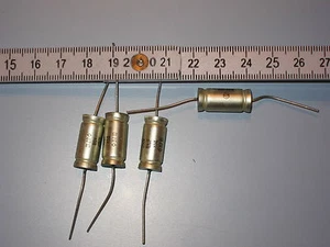 Kondensatoren  0,1 µF 250V 4x sehr gut für E-Gitarre, Lautsprecher ähnl. MP Ölp. - Bild 1 von 1