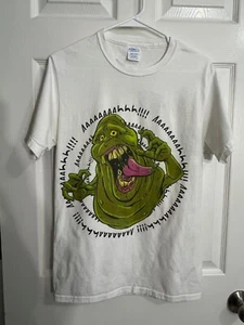 Camiseta Ghostbusters Slimer "He Slimed Me" Port & Company Blanca Talla S - Imagen 1 de 12