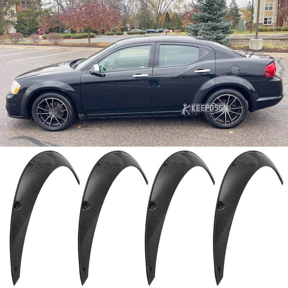 Kit de arcos de rueda de carrocería extra ancha para guardabarros de 890 mm para Dodge Avenger 1995-2014 Foto 1 de 4