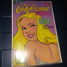 CALIFORNIA GIRLS # 8 FINE/VF ECLIPSE COMICS 1988 TRINA ROBBINS LAST ISSUE