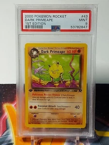 2000 Pokemon Team Rocket 1st Edition PSA 9 Dark Primeape - Bild 1 von 2