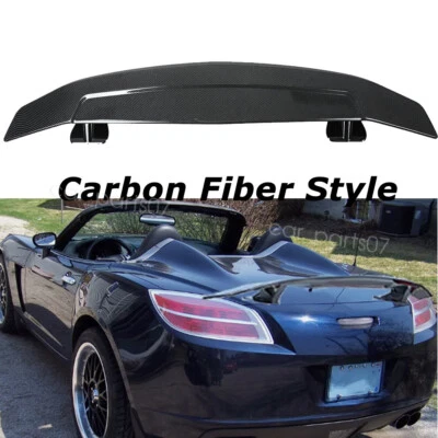 For Saturn SL SL1 SC1 SC2 46" Carbon Fiber style Car Rear Trunk Spoiler Wing - Image 1 of 4