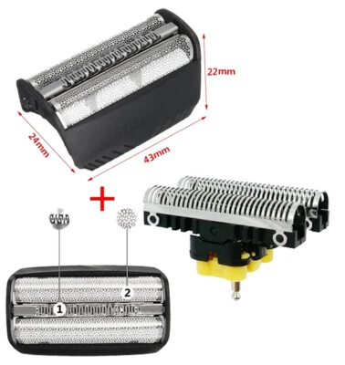 Kombipack Scherfolie Klingen für Braun 30B 5717 5742 5743 5744 5745 5746 5747 - Bild 1 von 4