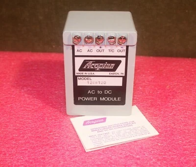 Acopian 12EB120 AC to DC Power Module Input 105-125 VAC, Output 12VDC, 1.2A - Image 1 of 4