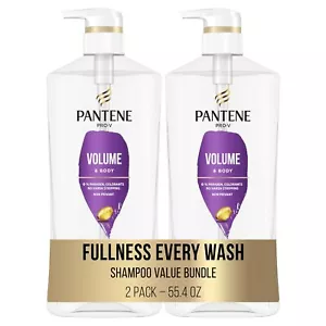 Pantene Pro V Volume Body Shampoo and Conditioner Pack of 2 27.7 Fl Oz - Picture 1 of 8
