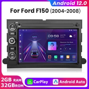 Radio estéreo para automóvil 32G Android 13 Carplay GPS navegación para Ford F150/250/350 2004-2014 - Imagen 1 de 10