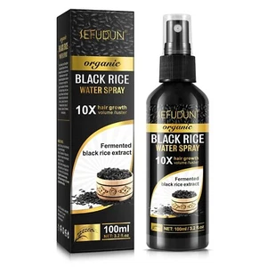 Rice Water Black Rice Water Hair Growth Spray Treatmnt Fermented + Castor Oil - Picture 1 of 4