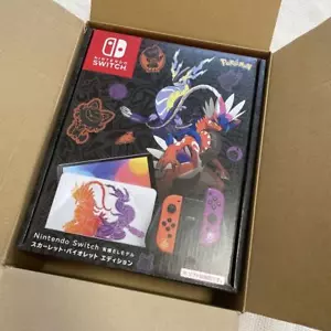 Nintendo Switch OLED Pokemon Scarlet & Violet Edition Console - Picture 1 of 4
