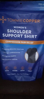 Camisa Tommie Cobre Manga Corta Soporte al Hombro Postura Correcta Talla M Gris Foto 1 de 2