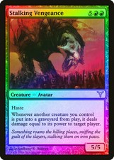 Stalking Vengeance FOIL Dissension HEAVILY PLD Red Rare MAGIC MTG CARD ABUGames