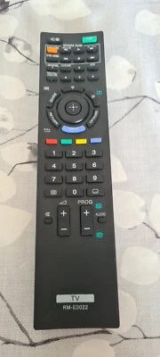 Télécommande de remplacement Sony RM-ED022 | Compatible avec téléviseurs Sony - Photo 1/2