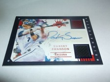 DANSBY SWANSON 2016 Diamond Kings DK Materials Signatures #DKS-DS 07/10 FRAMED