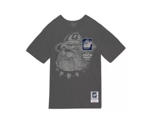 Mitchell & Ness Men's Georgetown Hoyas Short Sleeve T-Shirt with Patch - Picture 1 of 2