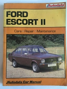 Autodata - Ford Escort Ll De 1975-1980 Propietario Coche Reparación Manual - Imagen 1 de 7