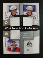 2010-11 SP GU Authentic Fabrics Triple AF3WAS Ovechkin/Backstrom/Varlamov #23/25
