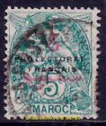 Ebs French Morocco Maroc 1914 - Type Blanc - Overpinted - Ma 40 - Used - U1