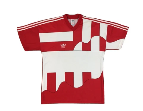 Vintage 1990/1992 Adidas Template Jersey Shirt Schalke 04 Bayer 04 Mens Large Cover