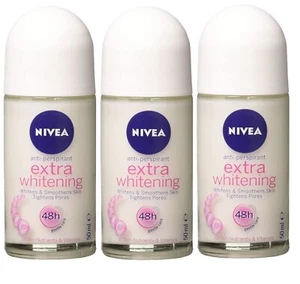 Deodorante Nivea Roll On Deo Sbiancante Extra Pelle Liscia stringe Pones 50ml - Foto 1 di 6