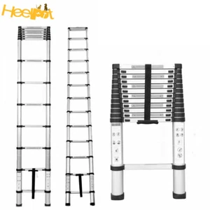 Escalera de extensión de diseño seguro y estable de 330 libras de 12,5 pies escalera de aluminio - Imagen 1 de 10