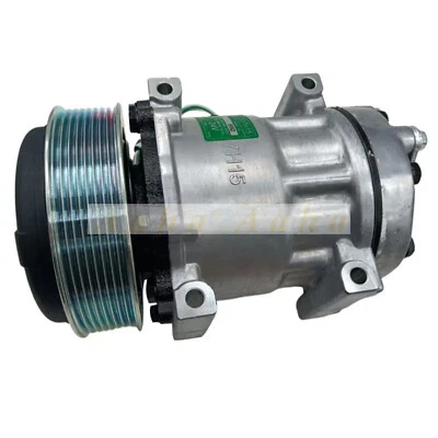 Compresor de CA 24V 11104251 para motoniveladora Volvo G930 G940 G946 G960 G970 G990 Foto 1 de 4