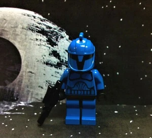 Lego Star Wars Minifigure Senate Commando sw0244 + Blaster - Clone Wars Republic - Picture 1 of 2