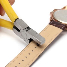 Watch Band Strap Belt Hole Puncher Plier Eyelet Leather Hand Repair Tools