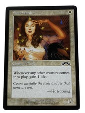 Soul Warden Exodus PLD White Common MAGIC THE GATHERING MTG CARD