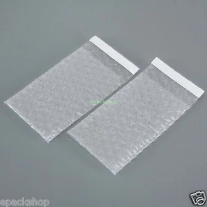 Clear Self Seal Bubble Cushioning Envelopes Packing Bag 5.5" x 6"_140 x 150+25mm - Picture 1 of 72