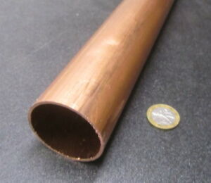 122 Copper Tube,  1 3/4" OD x 1.620" ID x .065" Wall x 3 Ft Length
