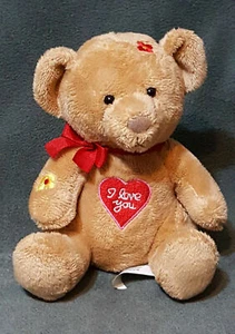 Russ Plüschtier mit Liebesbären "I Love You" Teddybär 5 Zoll Stofftier - Bild 1 von 5