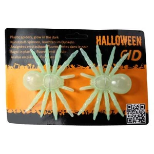 Kunststoff Spinne Glow in the dark 2Stk. - Bild 1 von 3