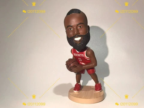 NBA Houston Rockets James Harden Action  Figure Bobble Head Gift Cover
